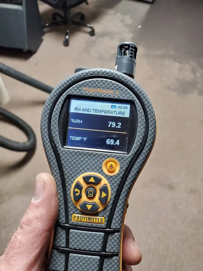 Moisture meter humidity assessment for Mold Remediation & Removal in Plymouth